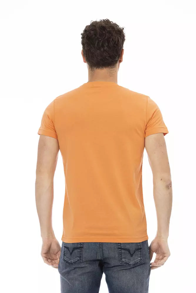 Oranges Baumwoll-T-Shirt für Herren