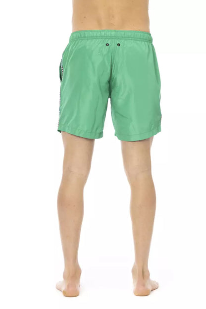 Grüne Badeshorts aus Polyester für Herren