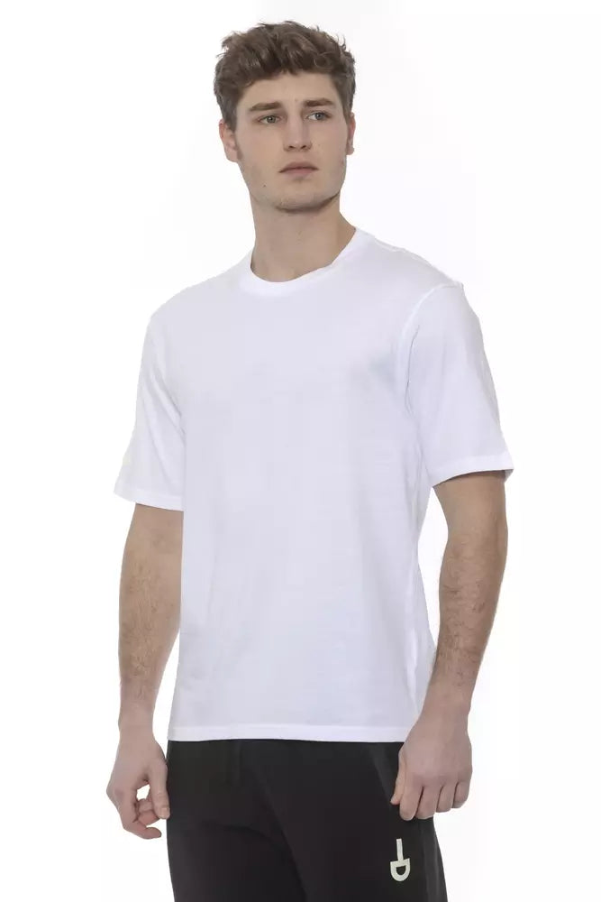 Weißes Baumwoll-T-Shirt für Herren