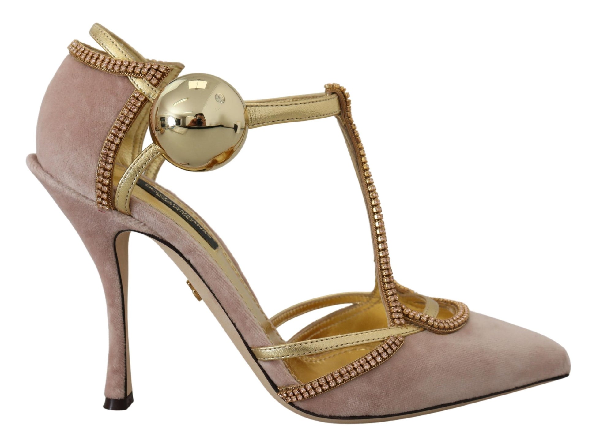 Edle rosa Kristall Pumps mit High Heels