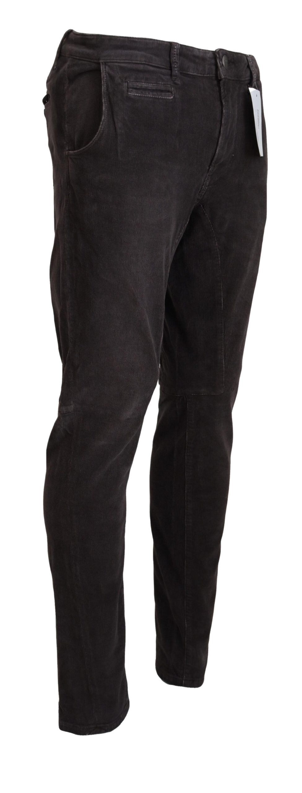 Elegante Cordhose in Braun