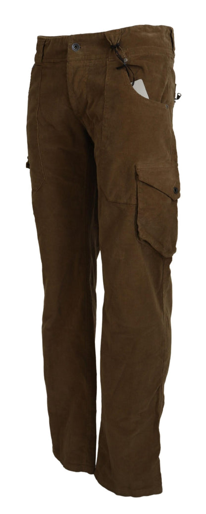 Schicke braune Cord-Cargohose