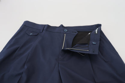 Elegante blaue Chino Shorts