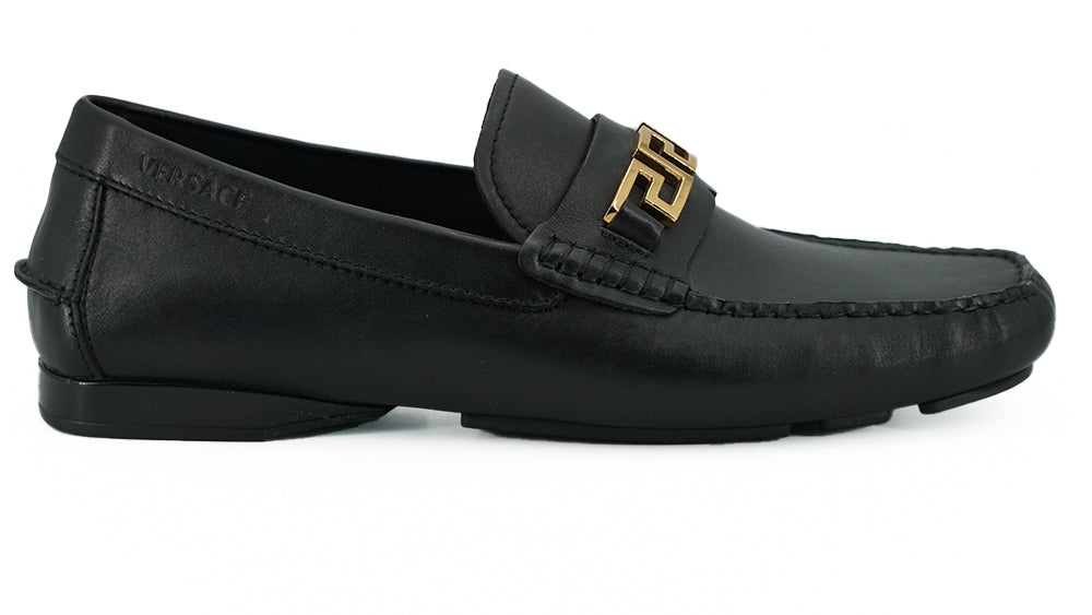 Elegante schwarze Herren-Loafer aus Kalbsleder