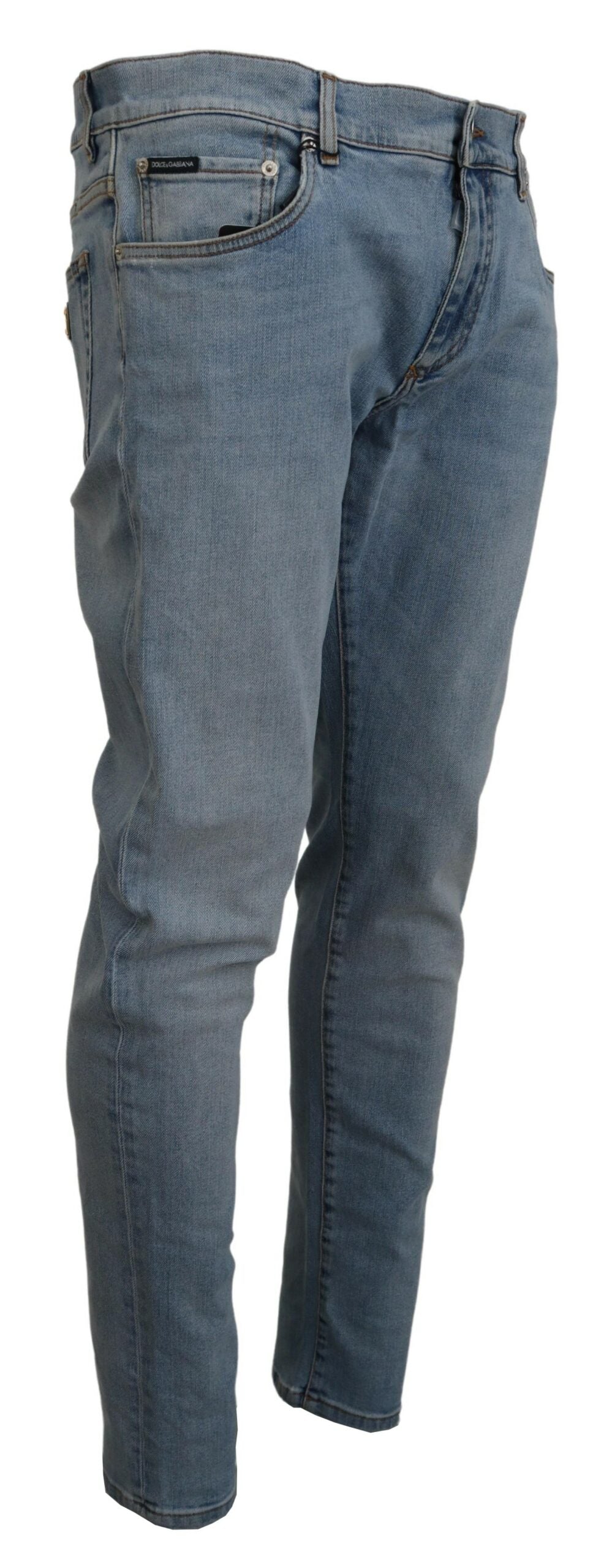 Elegante Slim Fit Hellblaue Jeanshose