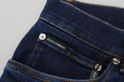 Elegante Slim Fit Jeans in Dunkelblau