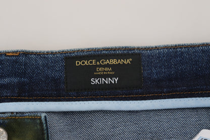 Schicke Slim-Fit Jeans in Green Wash