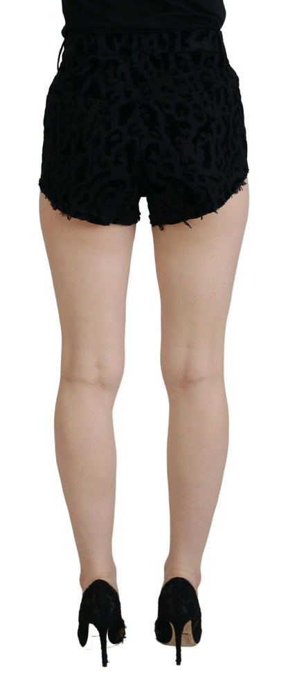 Elegante High Waist Denim Hot Pants Shorts