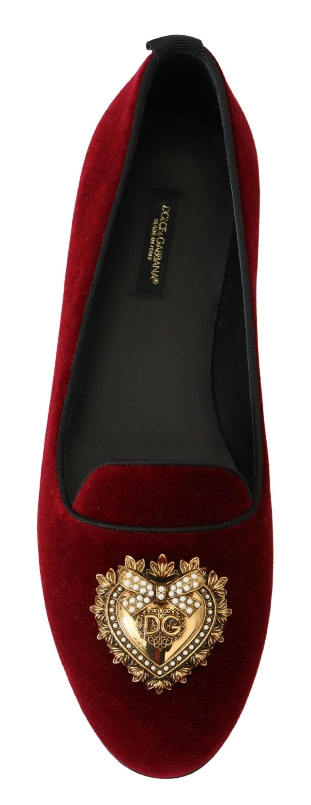 Bordeauxrote Loafer „Devotion“ aus Samt