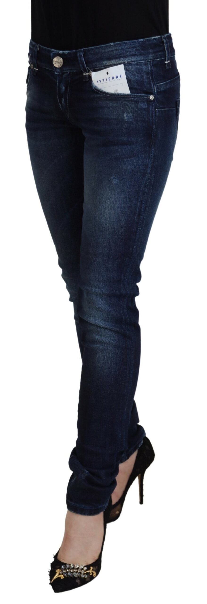 Schicke Skinny Jeans mit niedriger Taille