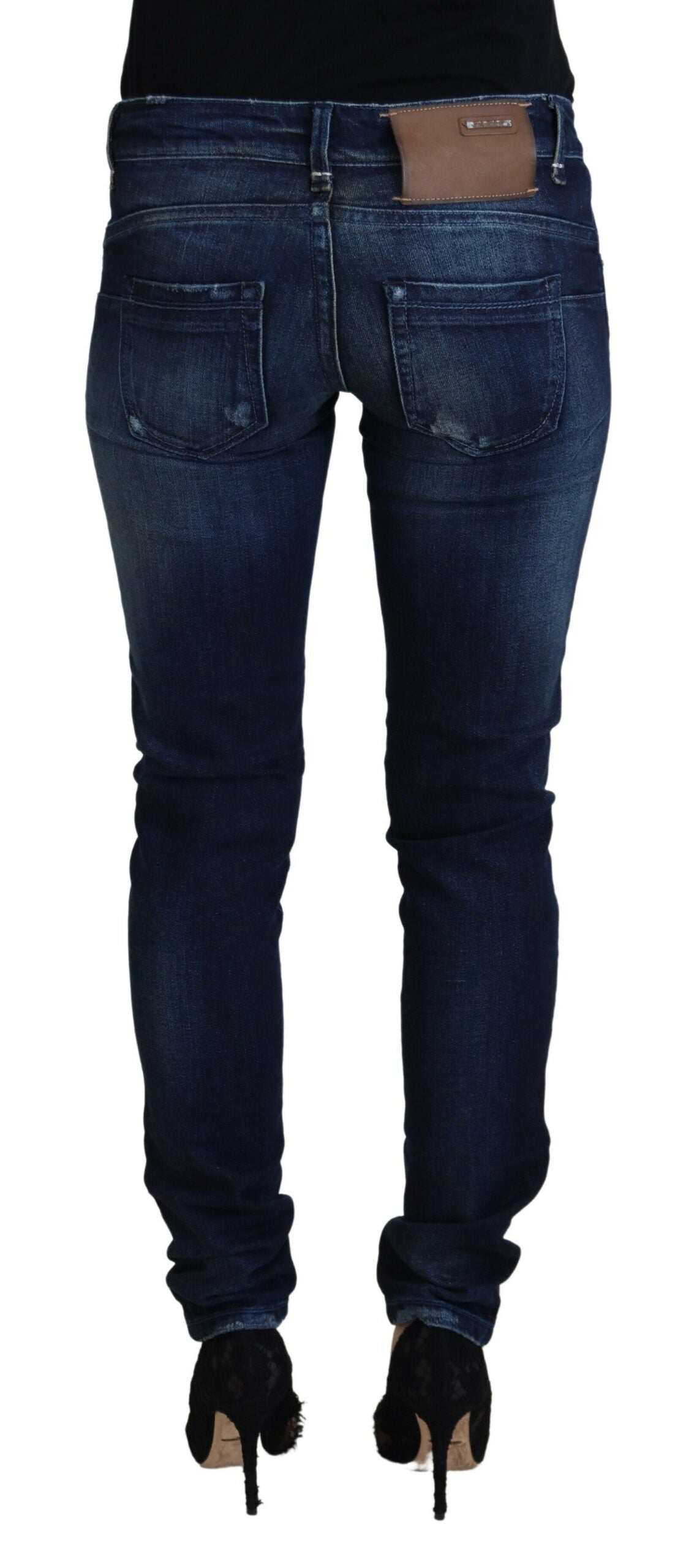 Schicke Skinny Jeans mit niedriger Taille