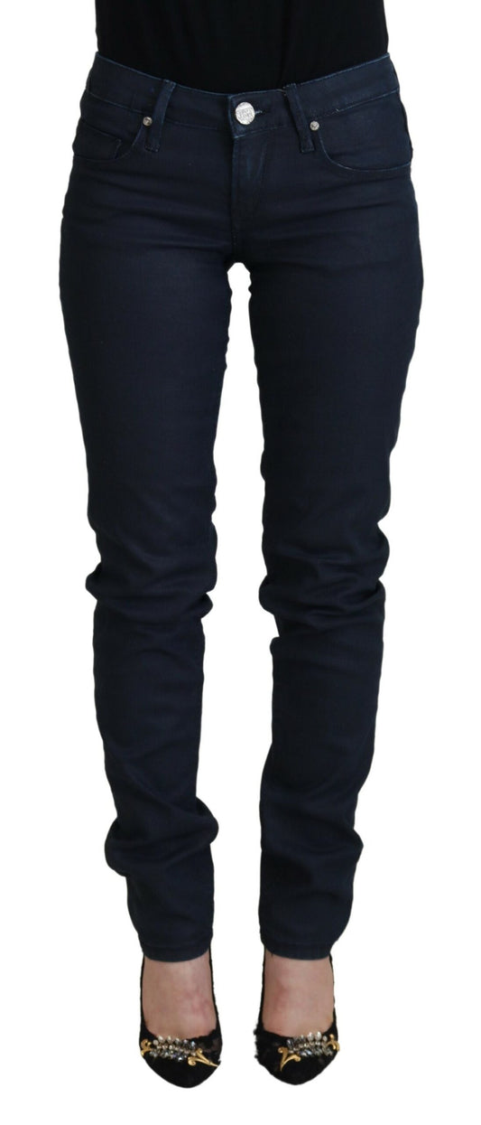 Schicke Low Waist Skinny Jeans in Blau