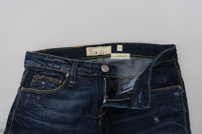 Schicke Low Waist Designer-Skinny-Jeans