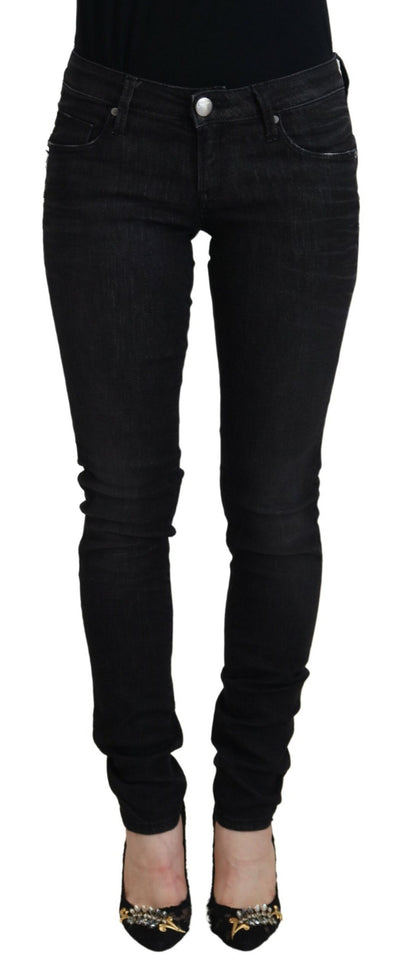 Schicke Low Waist Designer-Skinny-Jeans