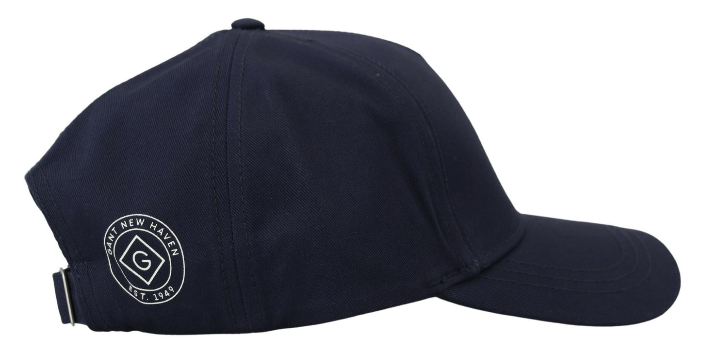 Elegante blaue Baseballmütze aus Baumwolle