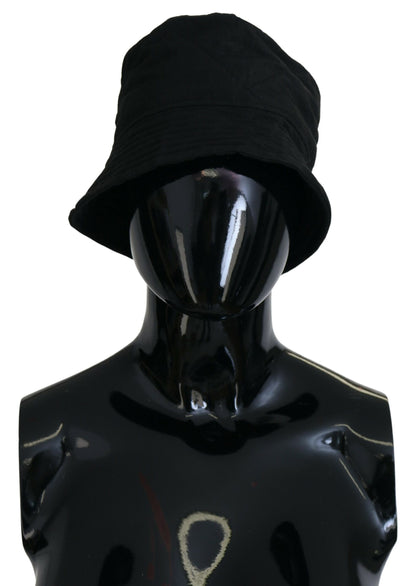 Elegante schwarze Bucket Cap