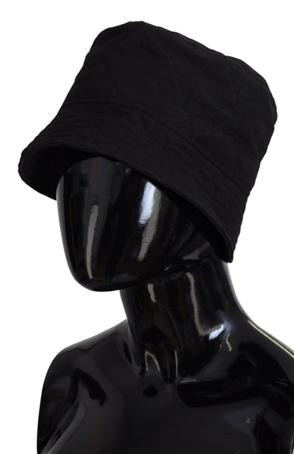 Elegante schwarze Bucket Cap