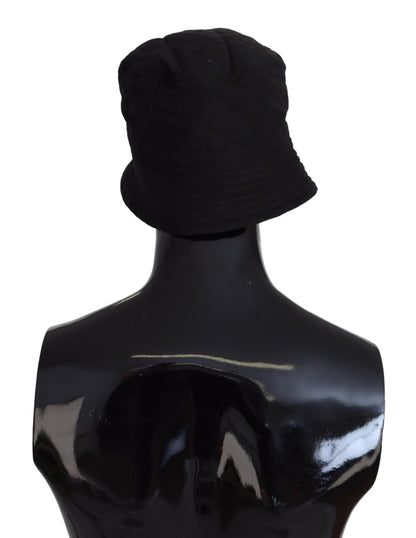 Elegante schwarze Bucket Cap