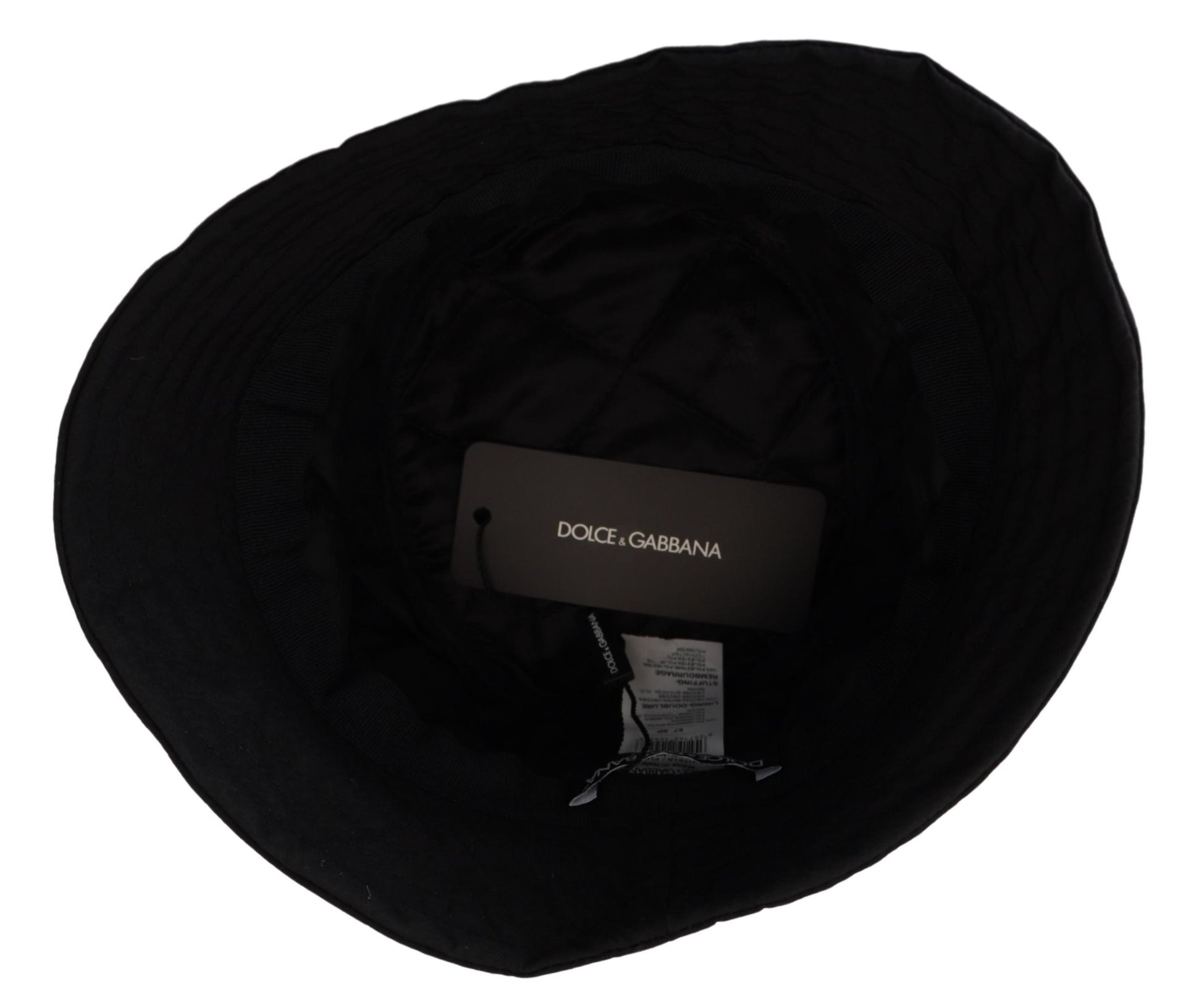 Elegante schwarze Bucket Cap