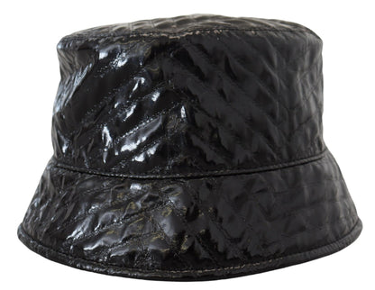 Elegante schwarze Bucket Cap