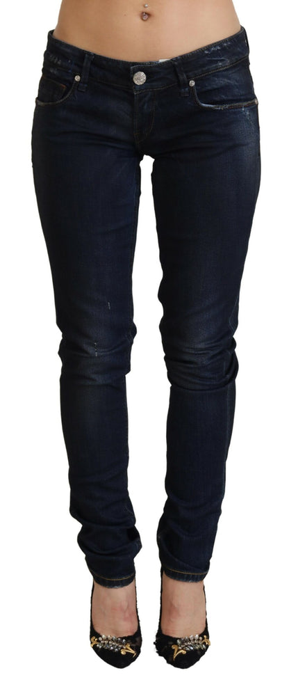 Schicke Slim Fit-Jeans aus Baumwolldenim