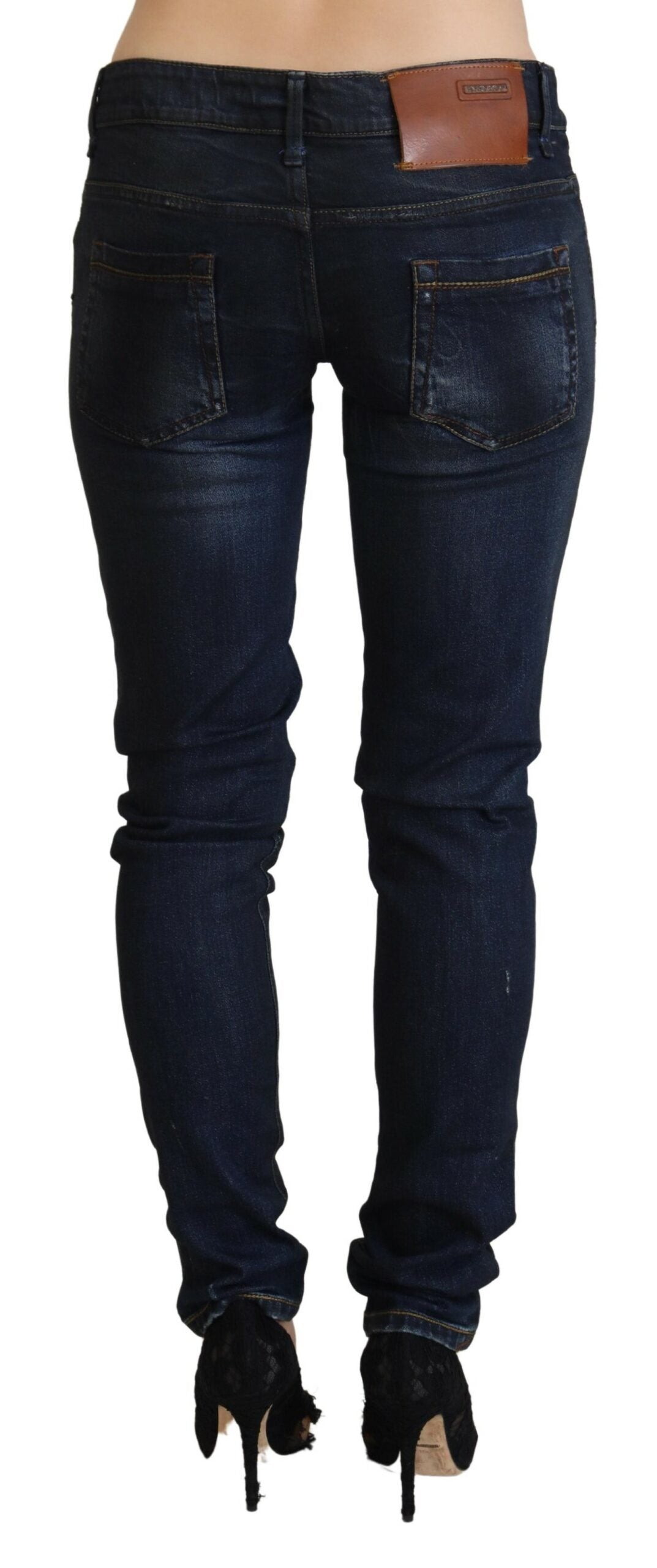 Schicke Slim Fit-Jeans aus Baumwolldenim