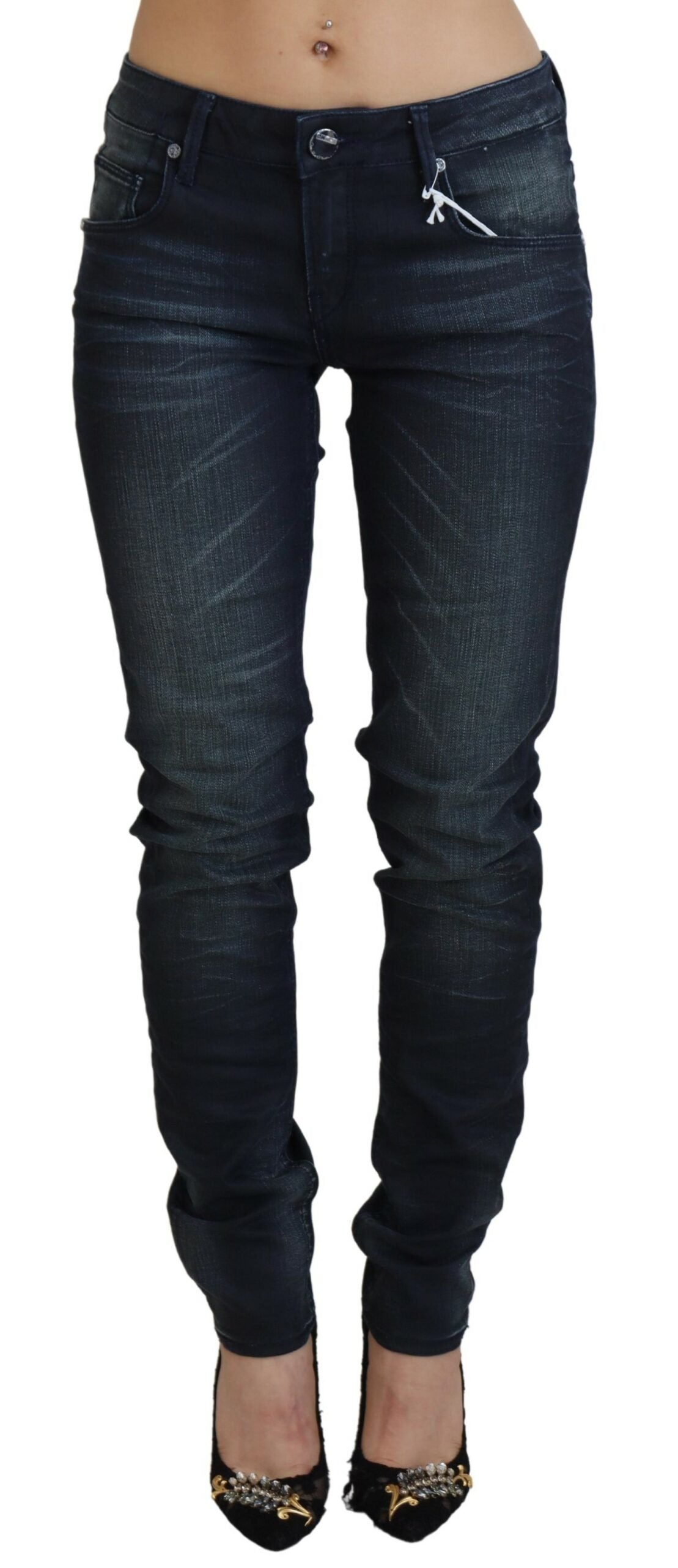 Schicke Slim Fit-Jeans mit niedriger Taille