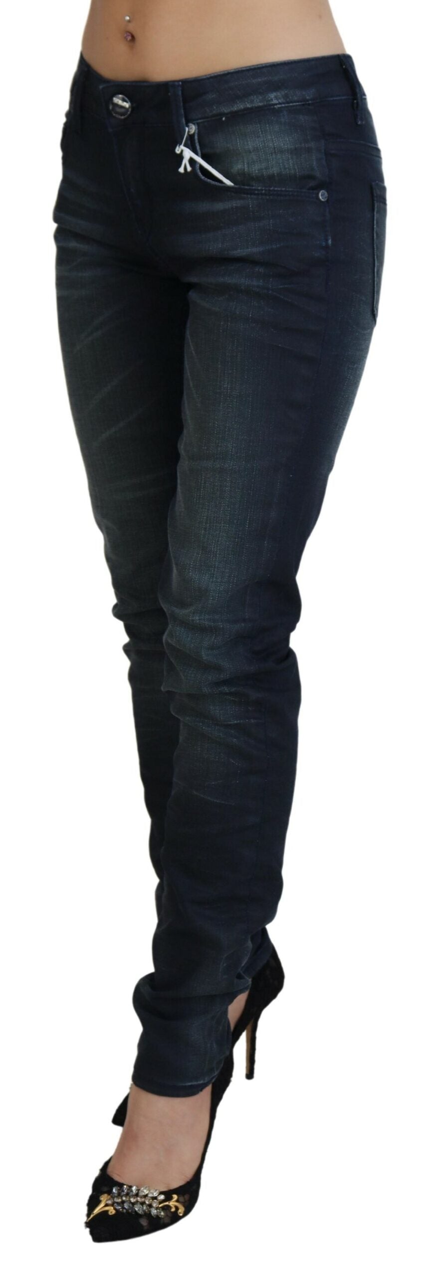 Schicke Slim Fit-Jeans mit niedriger Taille