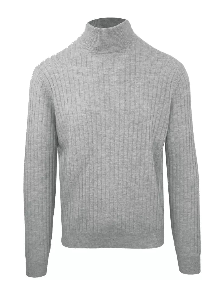 Elegant Wool Cashmere Turtleneck Sweater