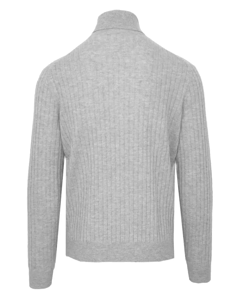 Elegant Wool Cashmere Turtleneck Sweater