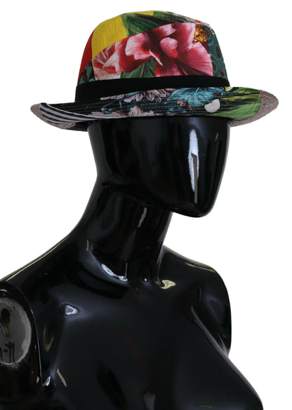 Eclectic Chic Multicolor Fedora Cap