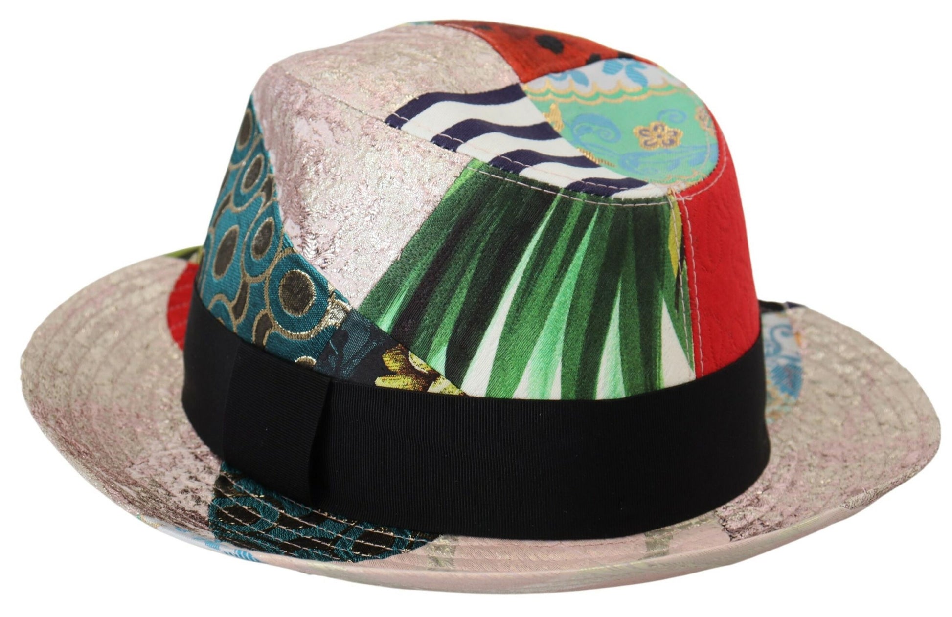 Eclectic Chic Multicolor Fedora Cap