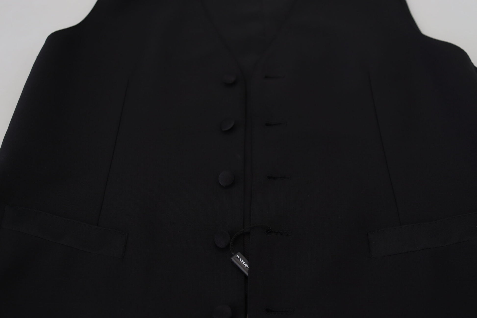 Elegante schwarze Weste für formelle Anlässe