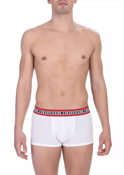 White Cotton Men's Trunk