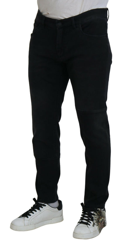 Schicke schwarze Skinny-Jeans