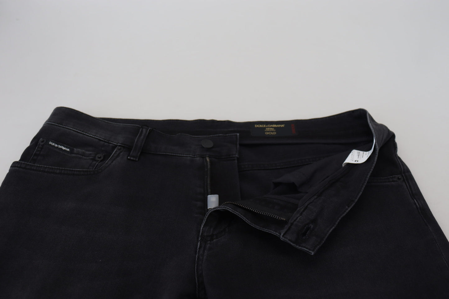 Schicke schwarze Skinny-Jeans