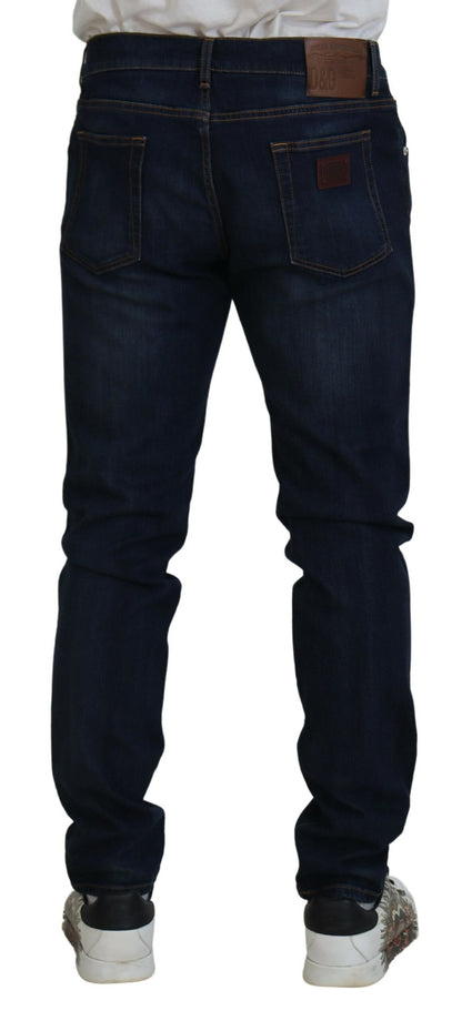 Schicke Skinny Jeans in Dunkelblau