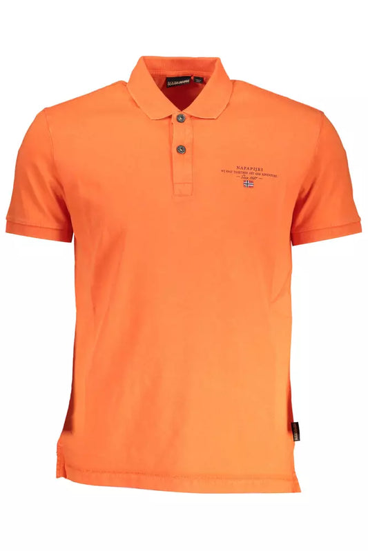 Rotes Poloshirt aus Baumwolle für Herren