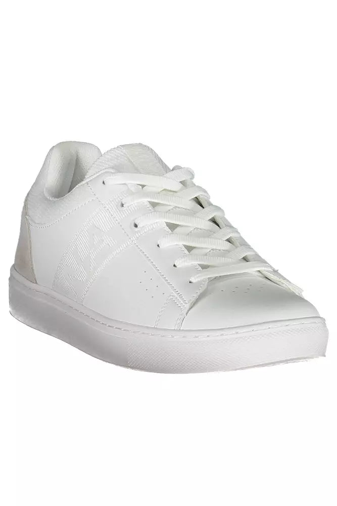 Weiße Leder Herren Sneaker