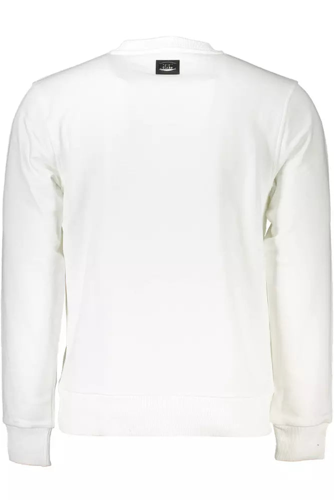 White Cotton Men Sweater