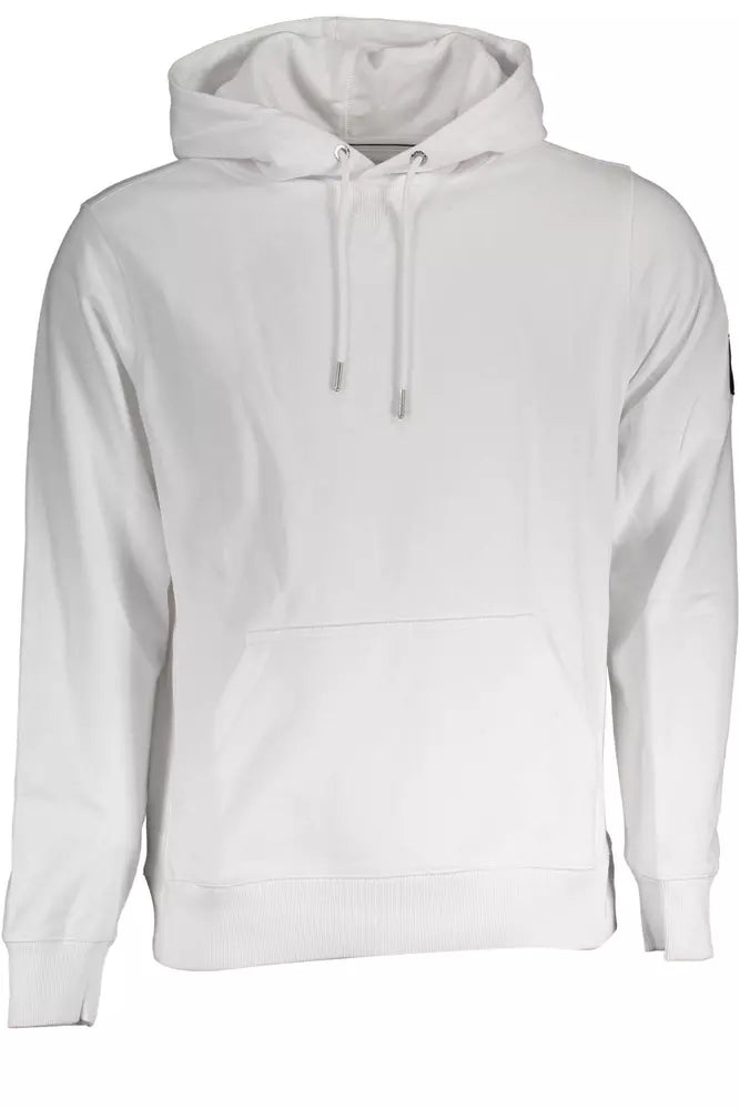 Weißes Baumwoll-Sweatshirt für Herren