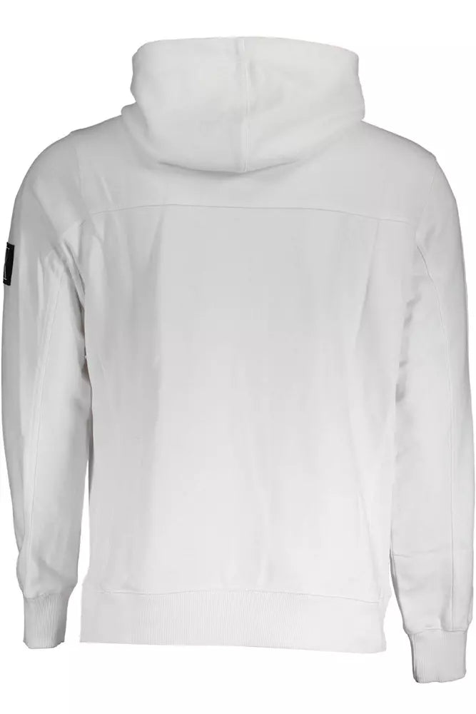 Weißes Baumwoll-Sweatshirt für Herren