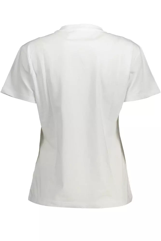 Weißes Baumwoll-T-Shirt für Damen