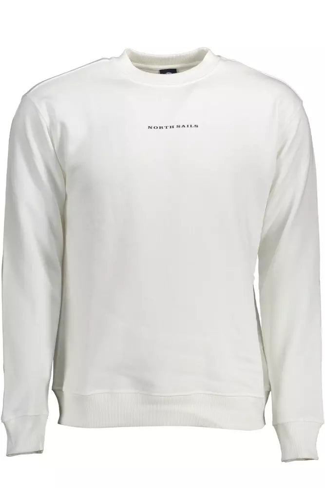 White Cotton Men Sweater