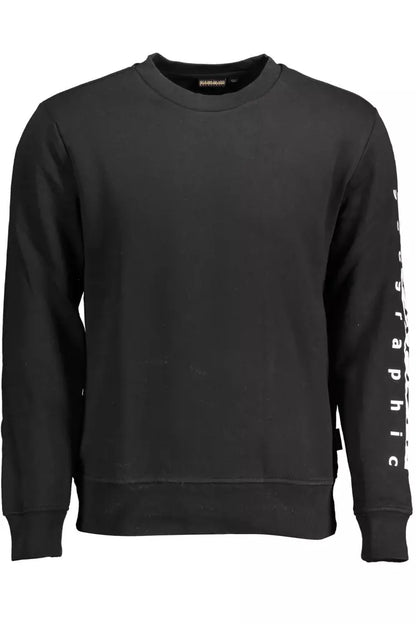 Werten Sie Ihren Stil mit einem eleganten schwarzen Sweatshirt auf