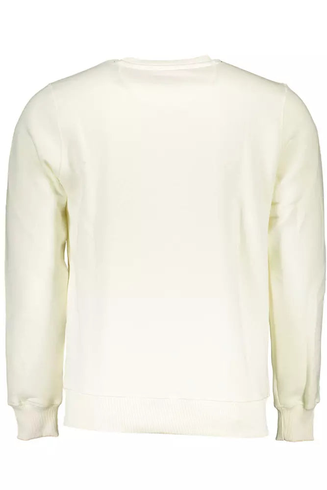 White Cotton Men Sweater