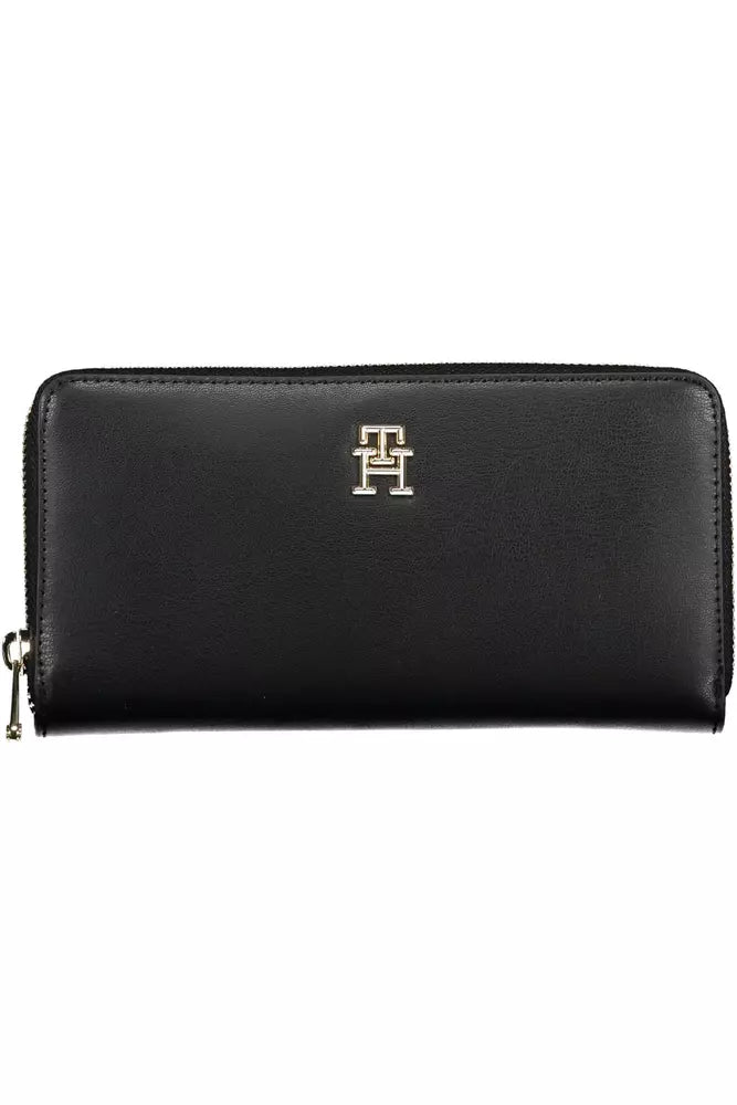 Black Polyethylene Women Wallet