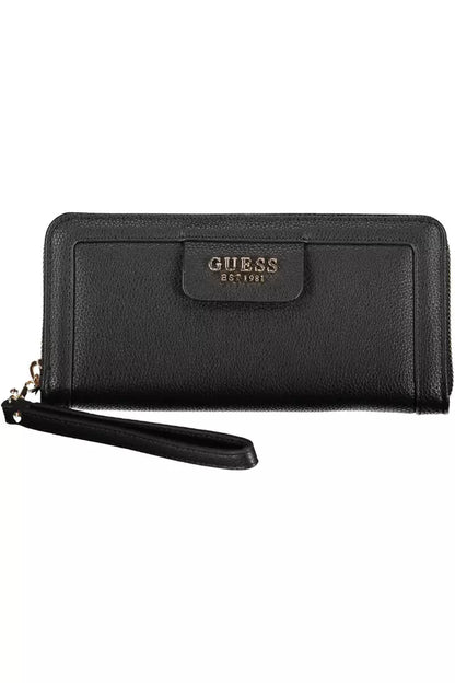 Black Polyethylene Women Wallet