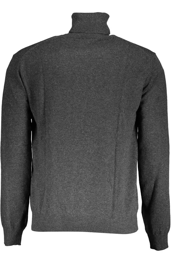 Gray Wool Men Sweater