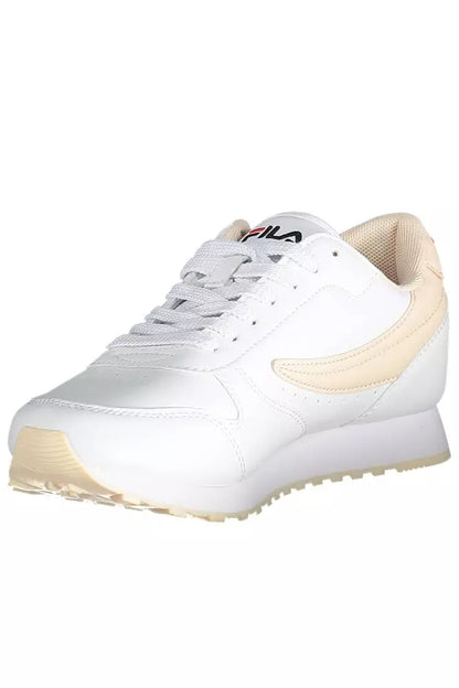 Weißer Sneaker aus Polyethylen für Damen